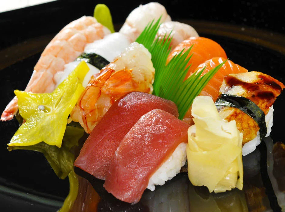 Sushi Pesce Crudo Con Riso Mode Sushi